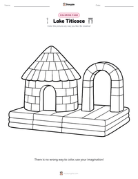 Lake Titicaca printable worksheet preview
