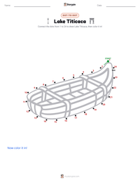 Lake Titicaca printable worksheet preview