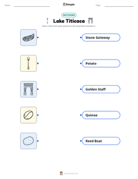 Lake Titicaca printable worksheet preview