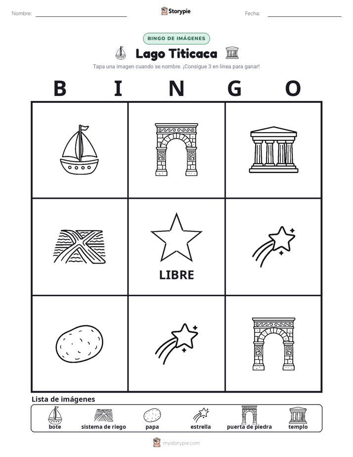 Bingo de Imágenes