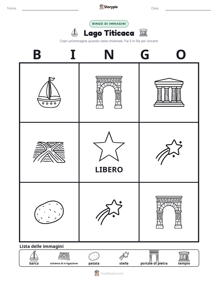 Bingo delle Immagini