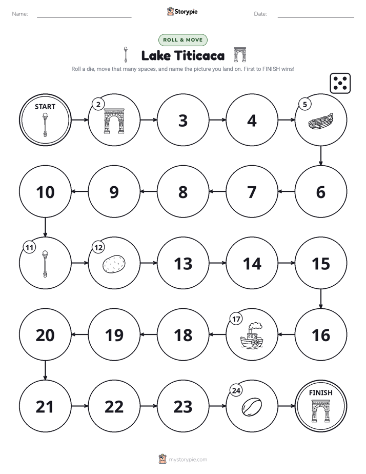 Roll & Move Game