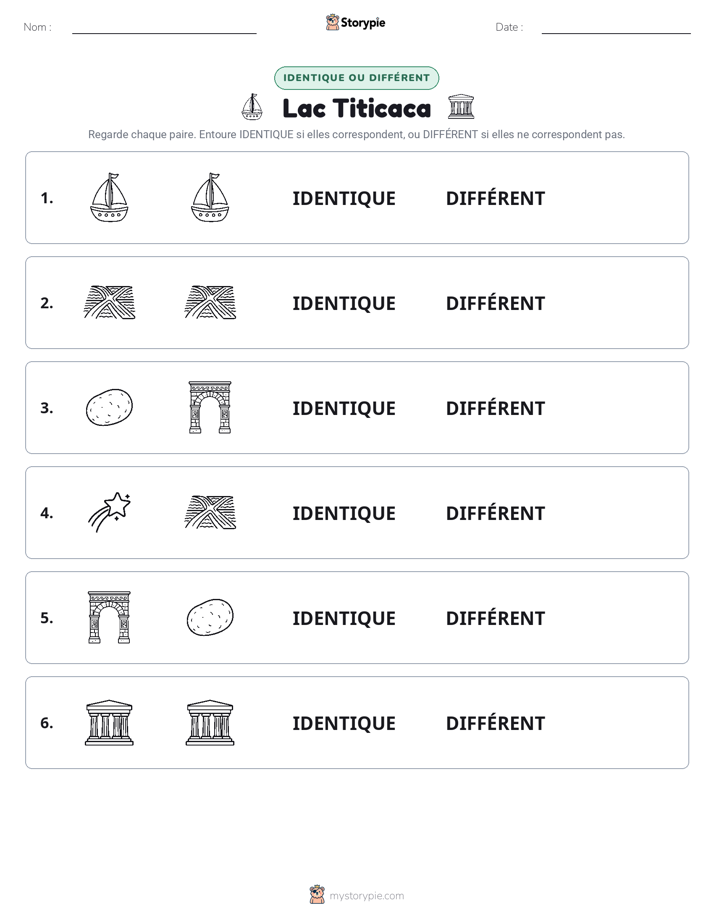 Identique ou Différent
