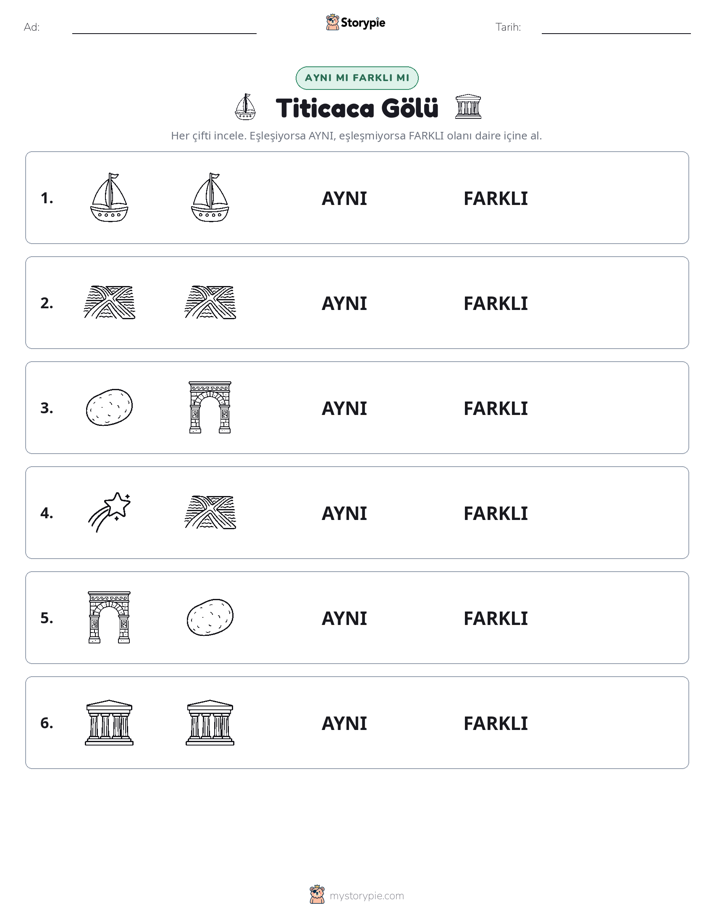 Aynı mı Farklı mı