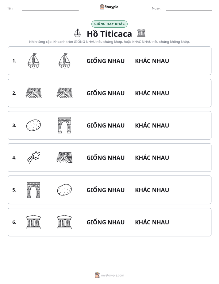 Giống Hay Khác