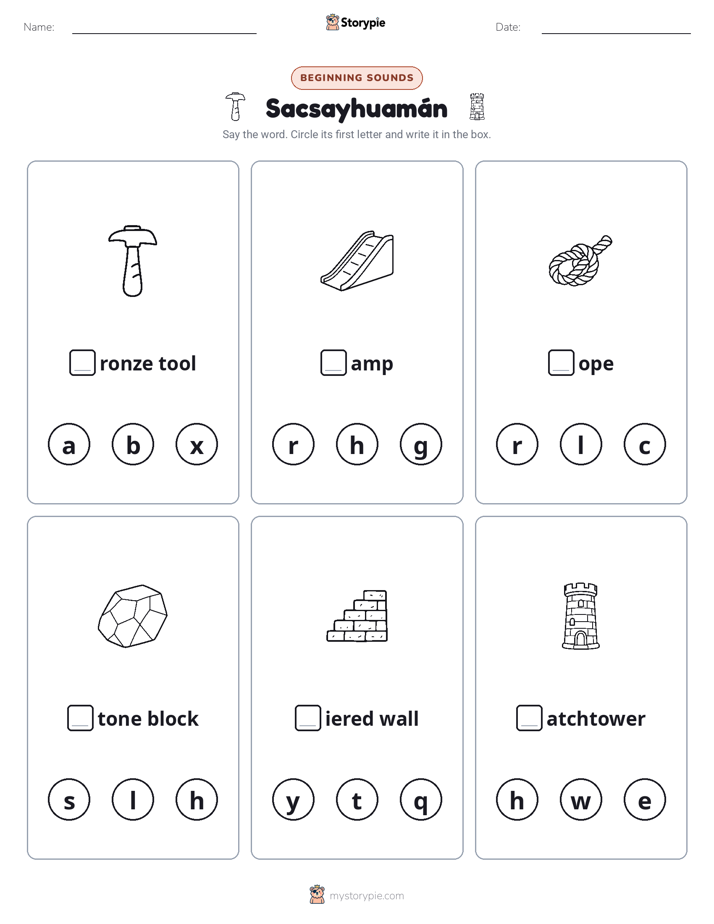 Beginning Sounds