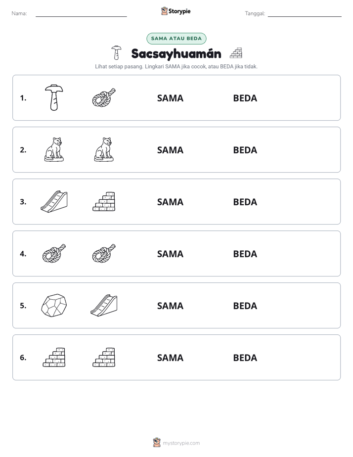 Sama atau Berbeda