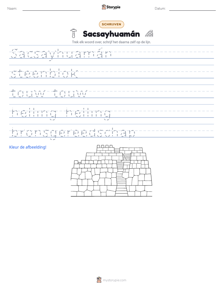 Schrijf Oefening