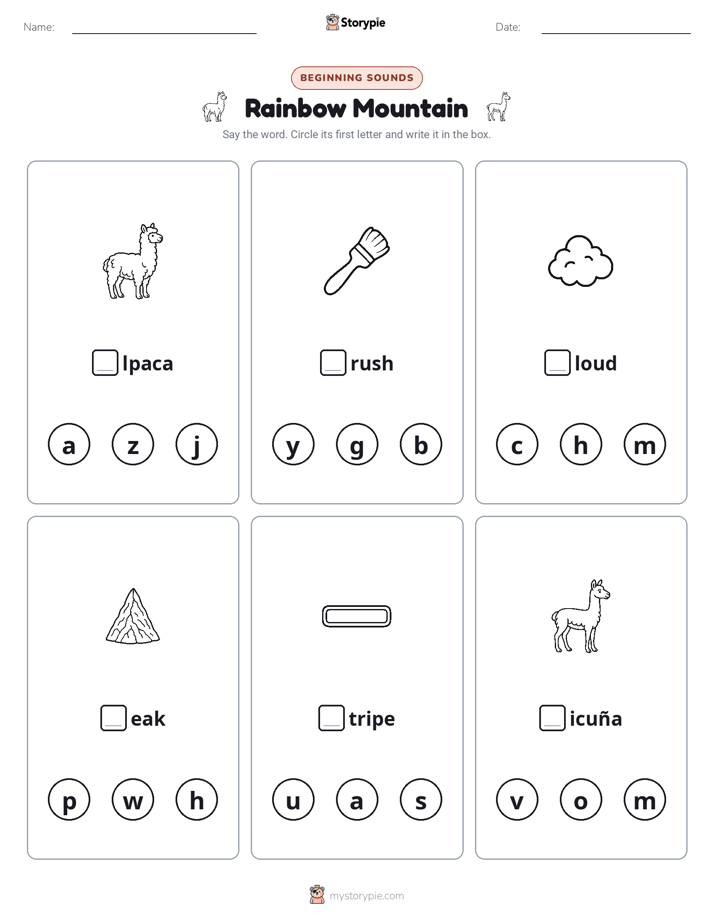Beginning Sounds