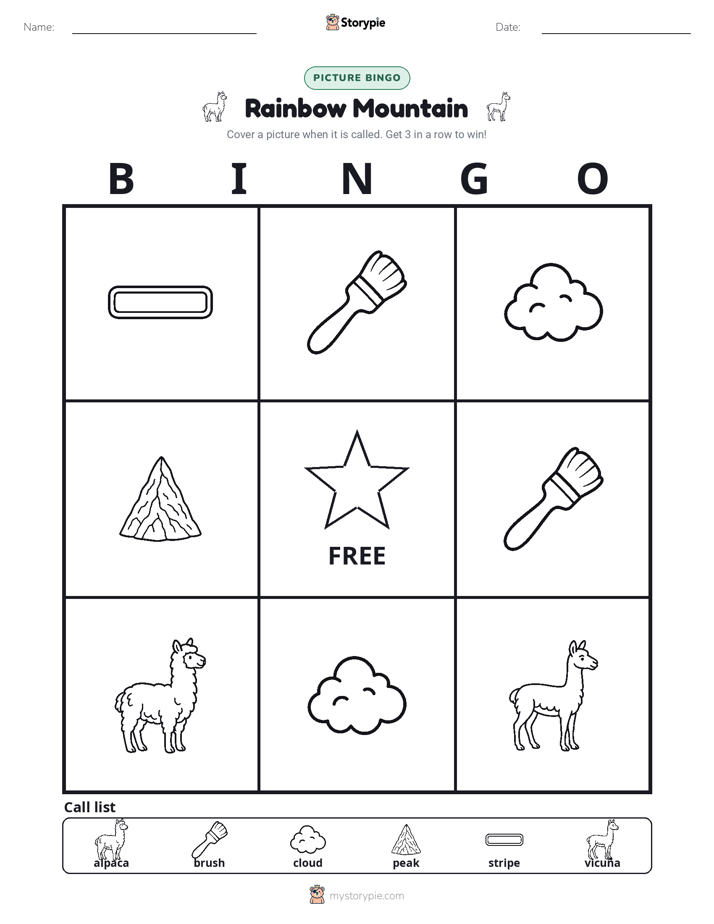 Picture Bingo