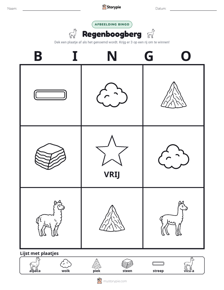 Afbeelding Bingo