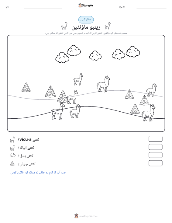 گنتی کا منظر