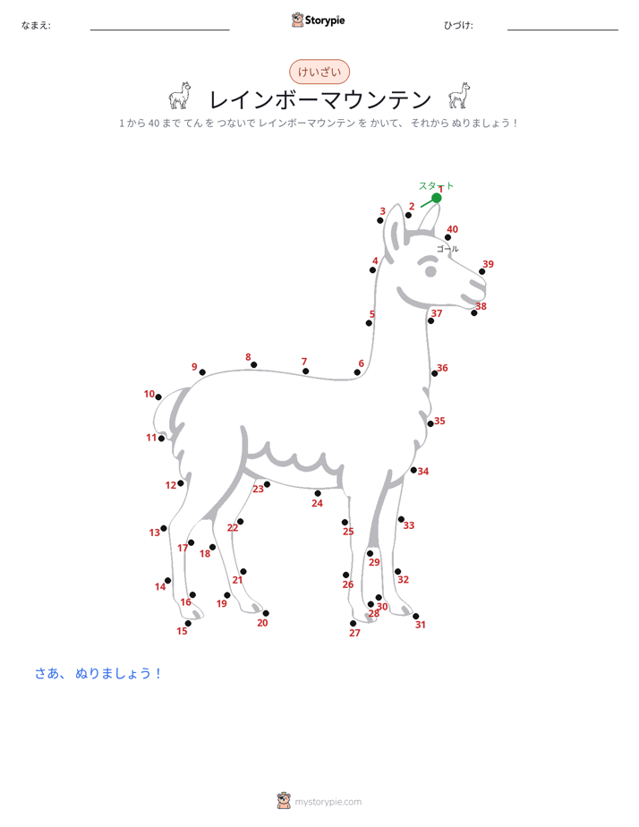 点つなぎ