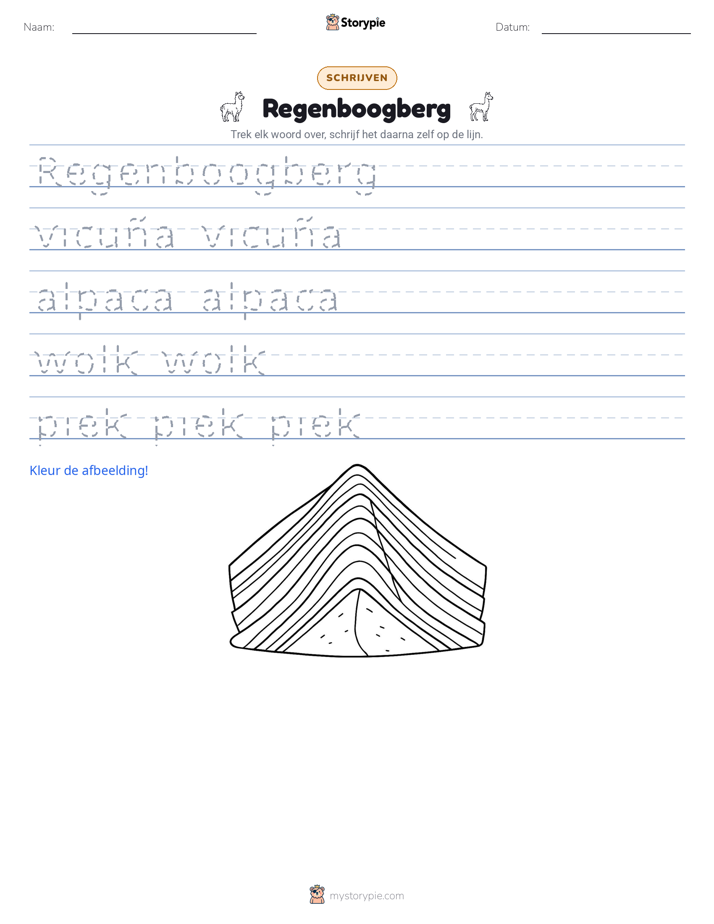 Schrijf Oefening