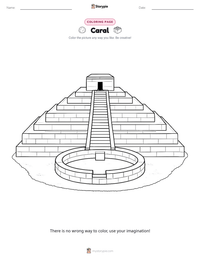 Caral printable worksheet preview