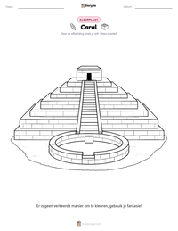 Caral afdrukbare werkblad voorbeeld