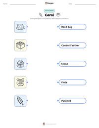 Caral printable worksheet preview