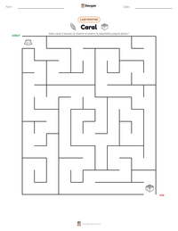 Aperçu de la feuille de travail imprimable Caral