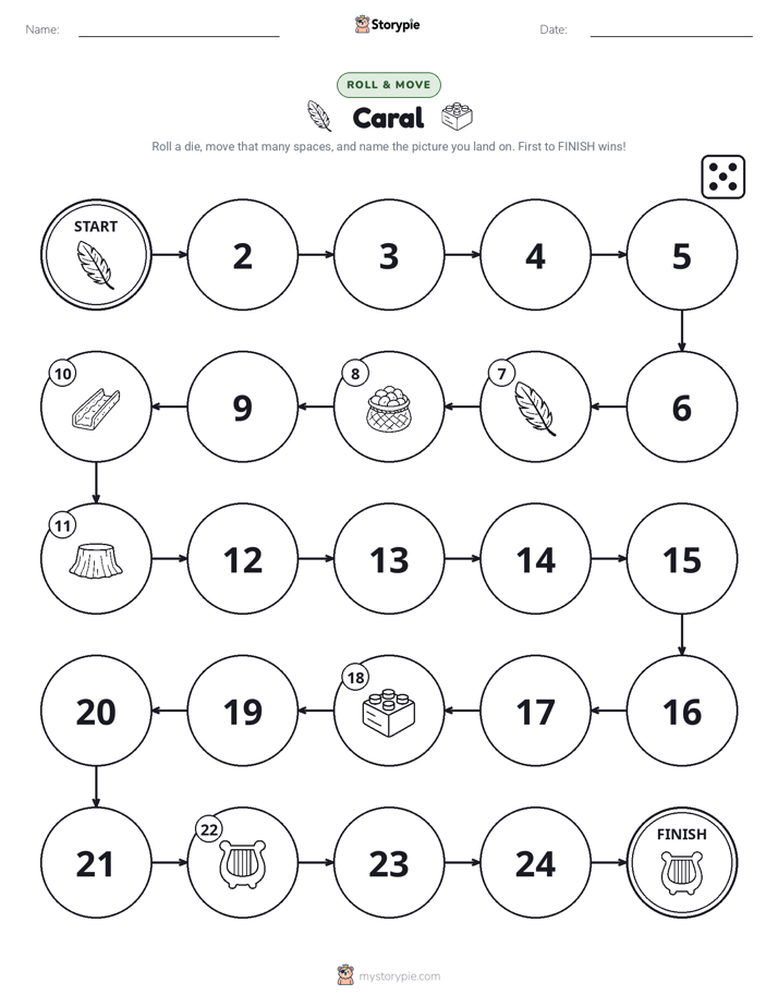 Roll & Move Game