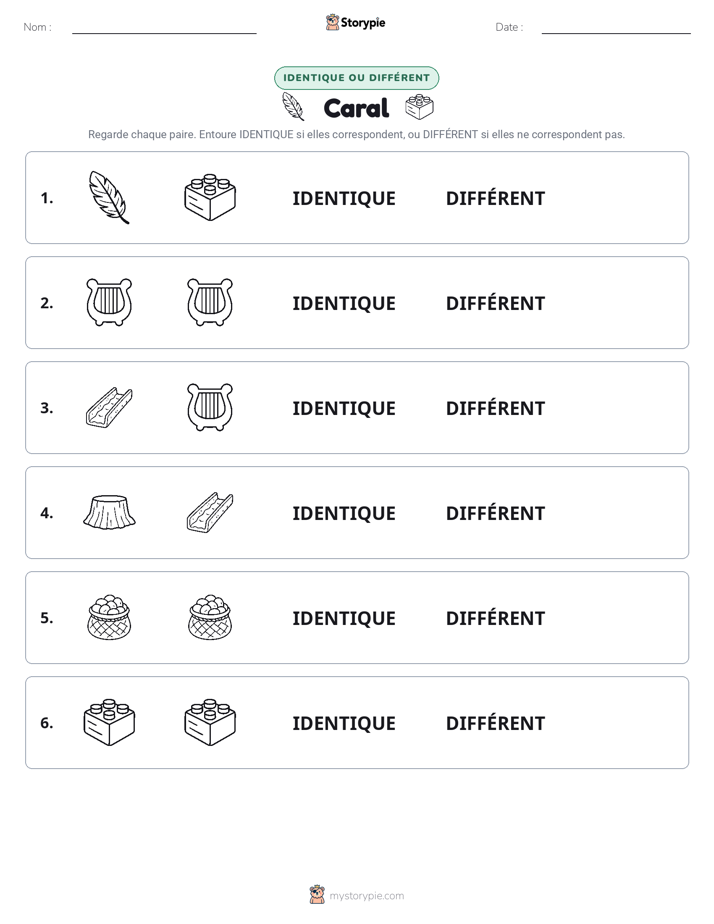 Identique ou Différent