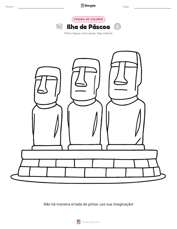Página para colorir