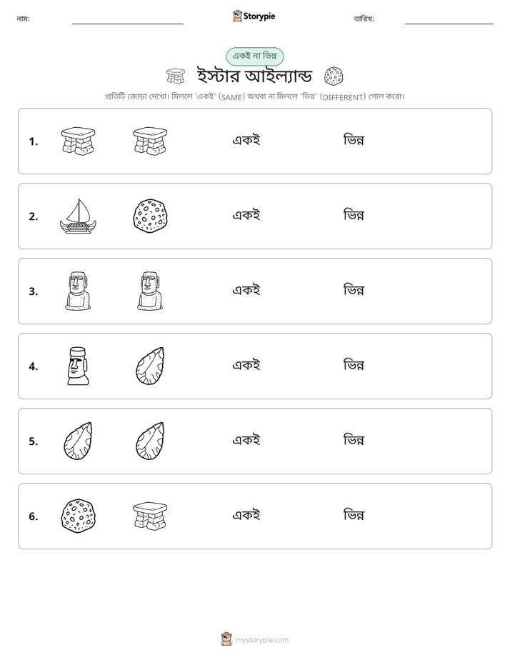 একই বা ভিন্ন