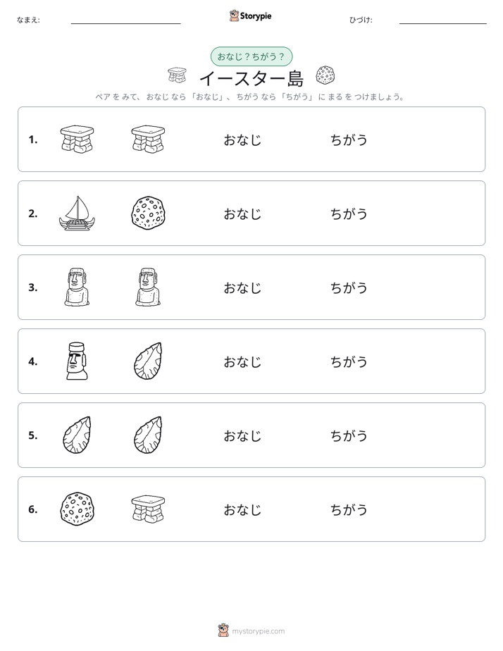 同じか違うか
