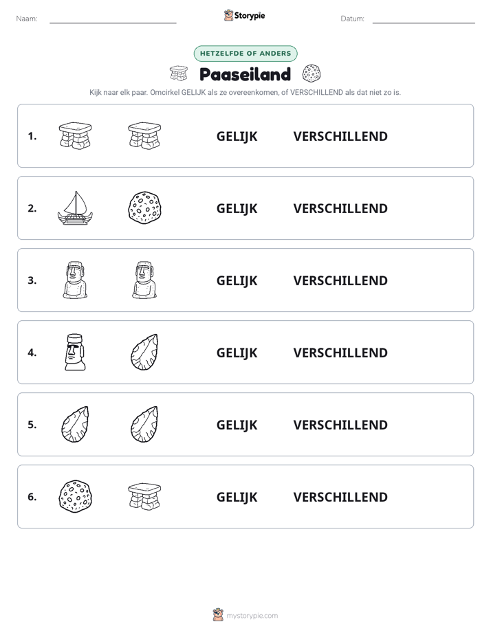 Zelfde of Verschillend