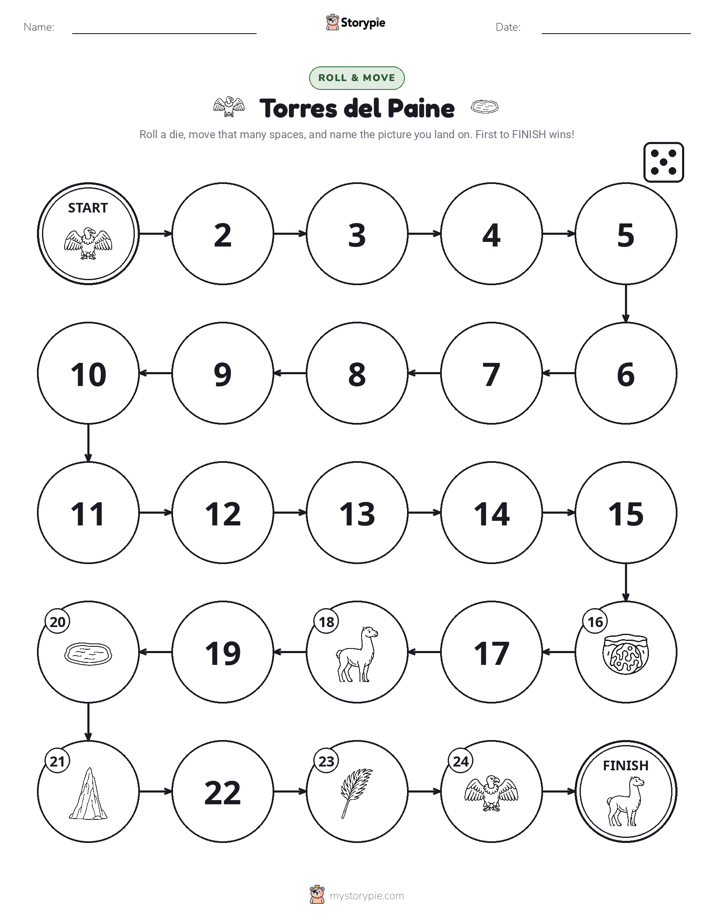 Roll & Move Game