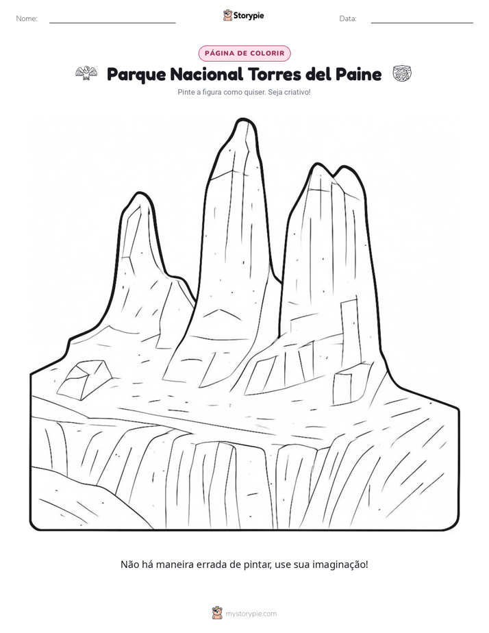 Página para colorir