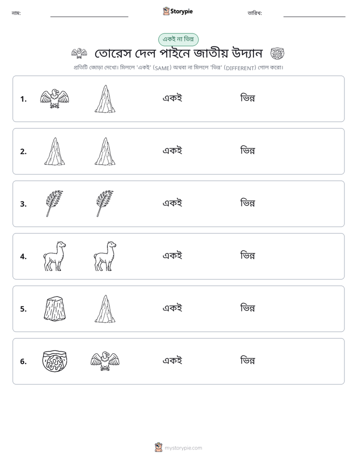 একই বা ভিন্ন