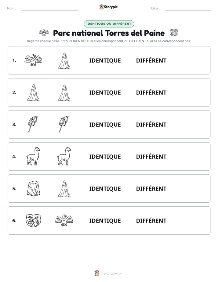 Identique ou Différent