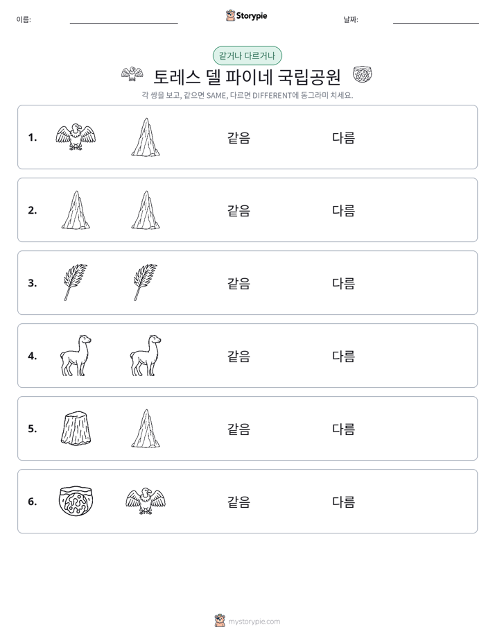 같은 것 또는 다른 것