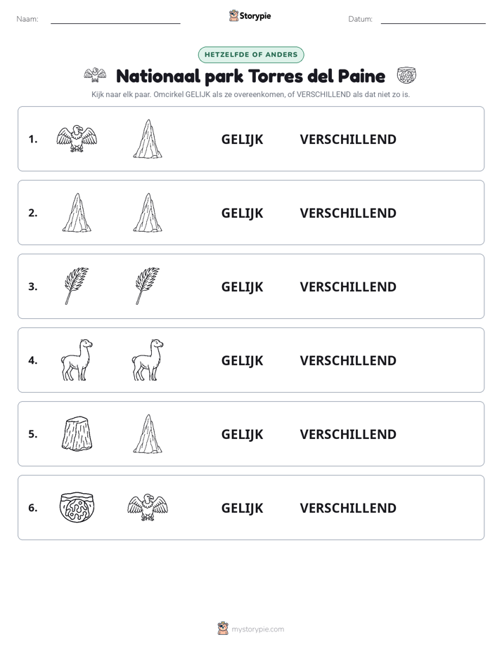 Zelfde of Verschillend