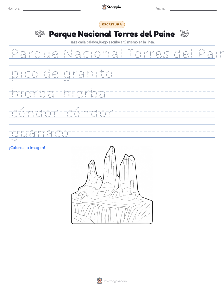 Práctica de Escritura
