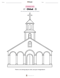 Chiloé printable worksheet preview