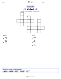 Chiloé printable worksheet preview