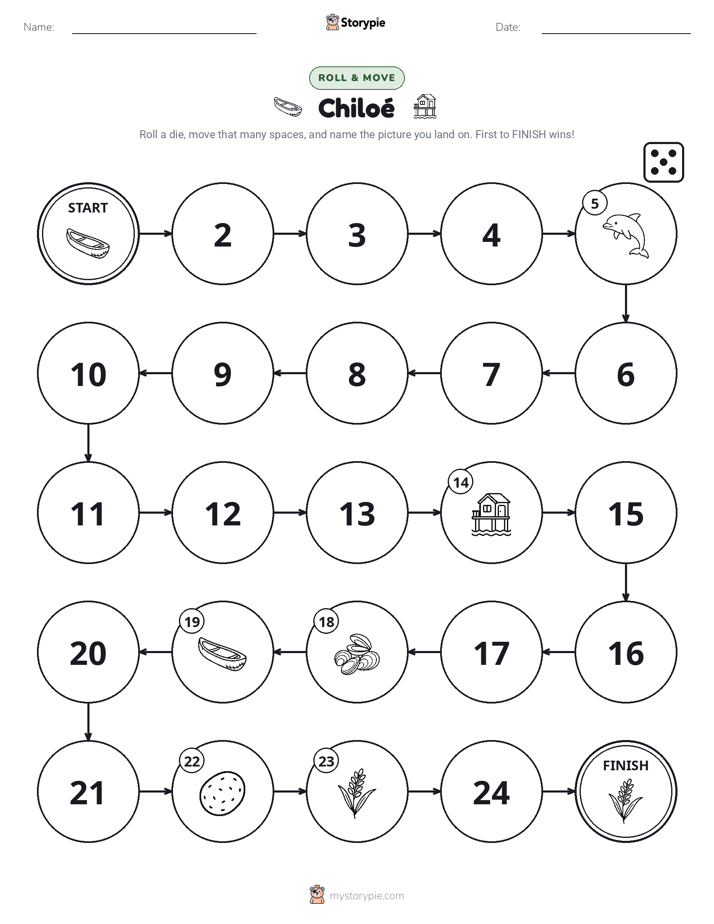 Roll & Move Game