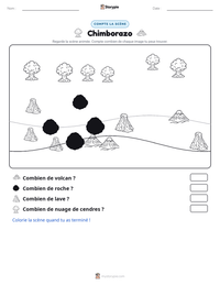 Aperçu de la feuille de travail imprimable Chimborazo