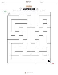 Chimborazo druckbare Arbeitsblatt Vorschau