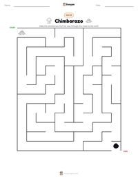 Chimborazo printable worksheet preview