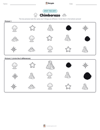 Chimborazo printable worksheet preview