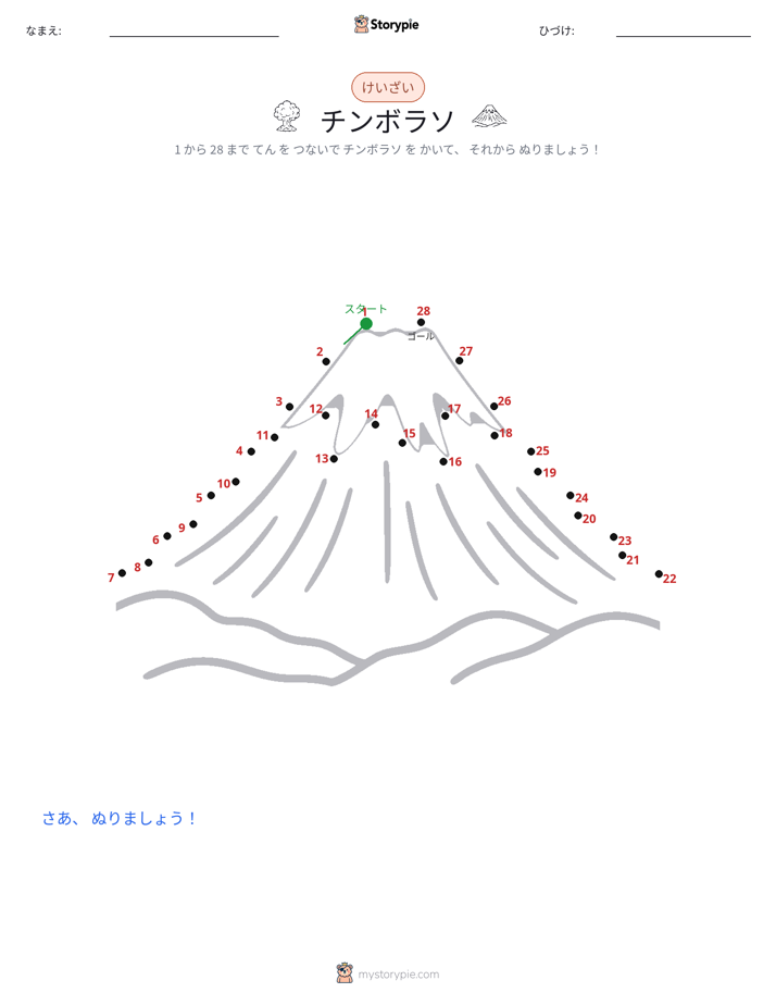点つなぎ