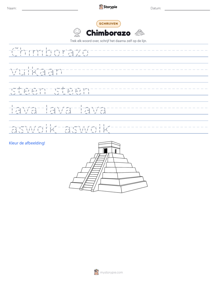 Schrijf Oefening