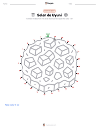 Salar de Uyuni printable worksheet preview