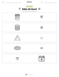 Salar de Uyuni printable worksheet preview