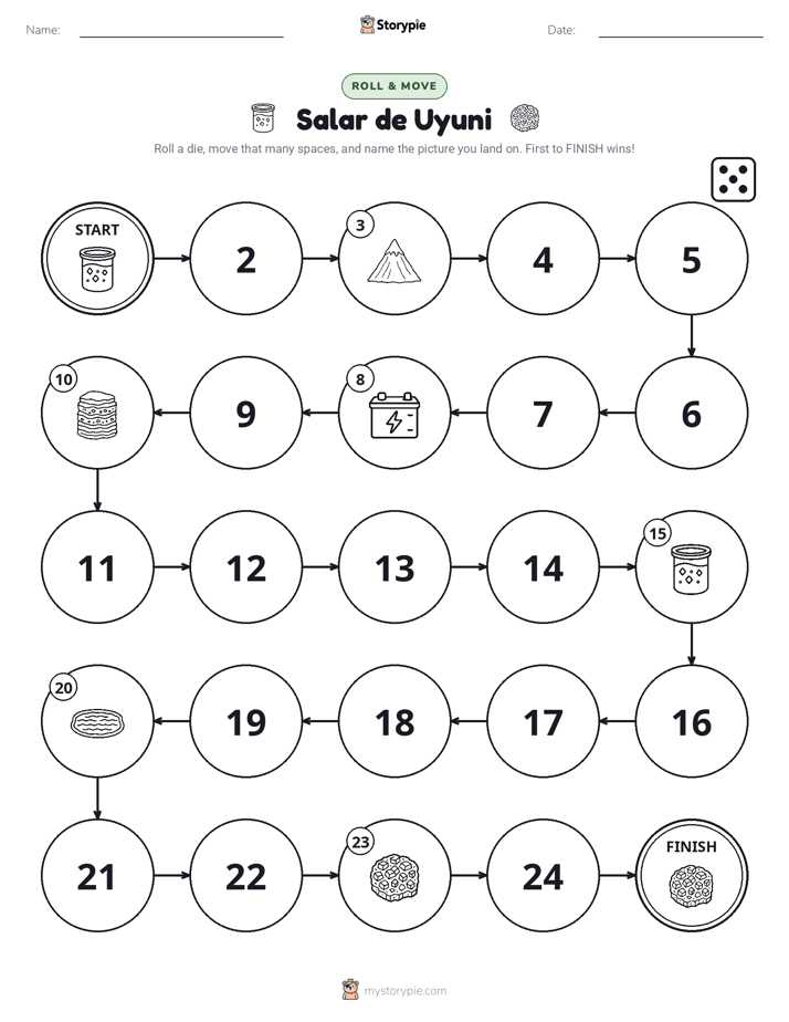 Roll & Move Game
