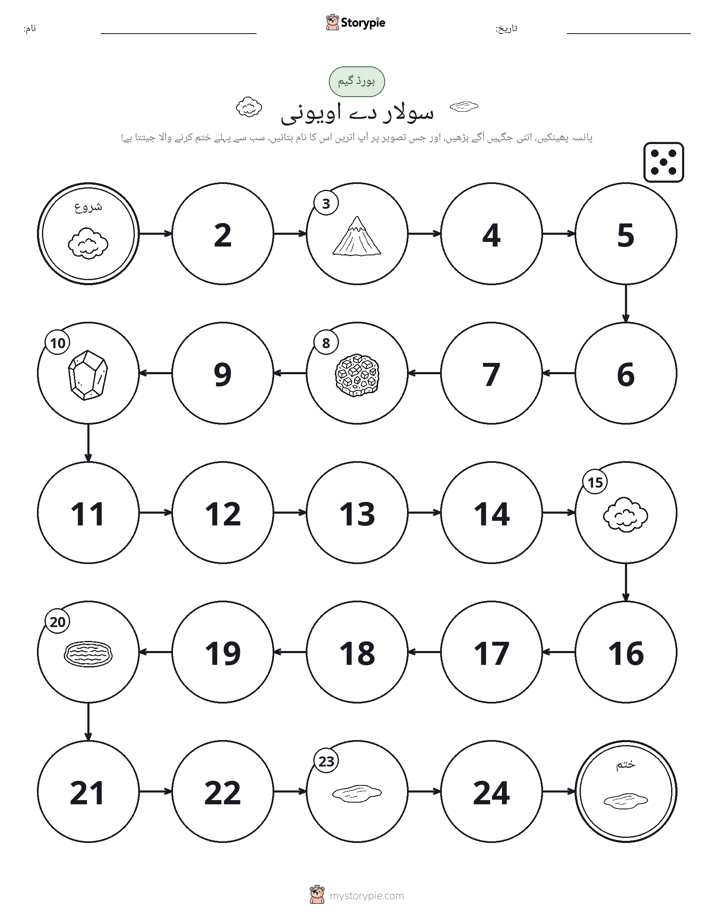 رول اور منتقل کریں کھیل