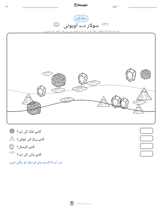 گنتی کا منظر