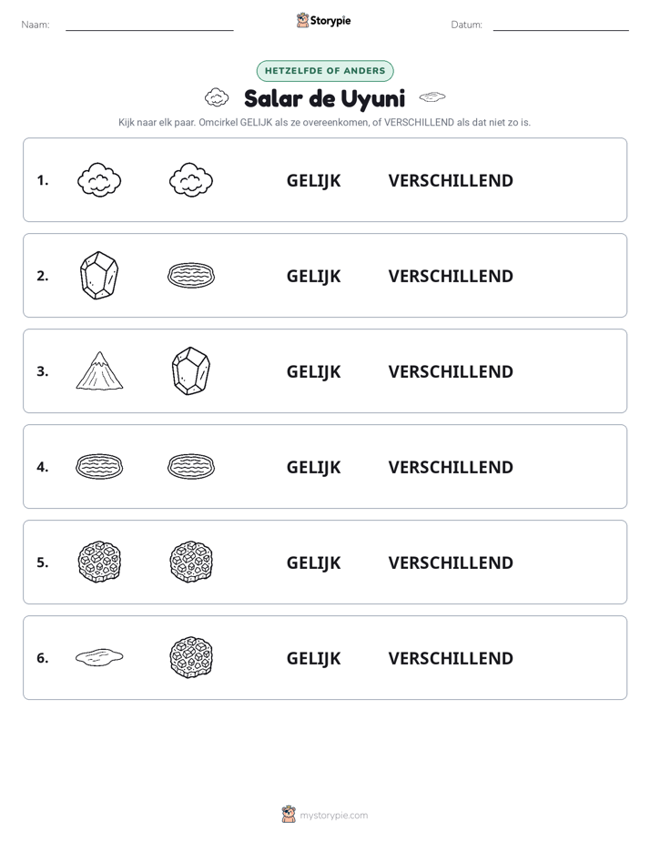 Zelfde of Verschillend